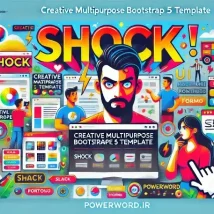 Shock قالب بوت‌استرپ ۵ خلاقانه برای سایت‌های چندمنظوره، شرکتی و تکنولوژی محور