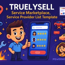 TruelySell قالب حرفه‌ای برای ساخت پلتفرم خدمات آنلاین با HTML، Vue، React، Angular و Laravel