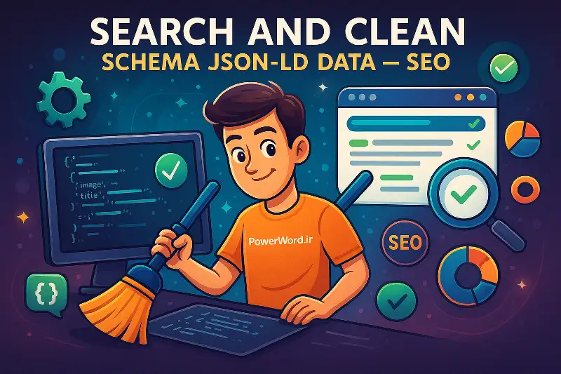افزونه Search and Clean Schema JSON-LD برای پرستاشاپ | پاکسازی داده‌های سئو و نمایش بهتر در گوگل