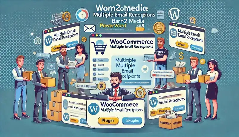 افزونه WooCommerce Multiple Email Recipients از Barn2 ارسال ایمیل سفارش به چند گیرنده در فروشگاه‌های حرفه‌ای