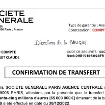 صورت‌حساب بانکی HSBC آلمان بصورت ورد برای ثبت‌نام و احراز هویت بین‌المللی