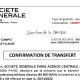دانلود تأییدیه رسمی انتقال بانکی Société Générale فرانسه بصورت ورد