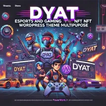 قالب DYAT طراحی حرفه‌ای سایت گیمینگ و NFT با وردپرس برای کلن‌ها و هنرمندان دیجیتال