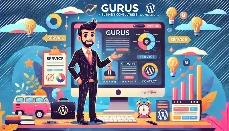 قالب Gurus – قالب مشاوره وردپرس برای شرکت‌های حرفه‌ای، مشاوران مستقل و برندهای جدی