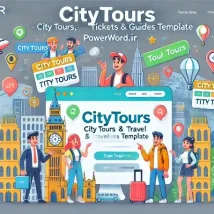قالب HTML CityTours برای سایت گردشگری، فروش تور و معرفی خدمات سفر