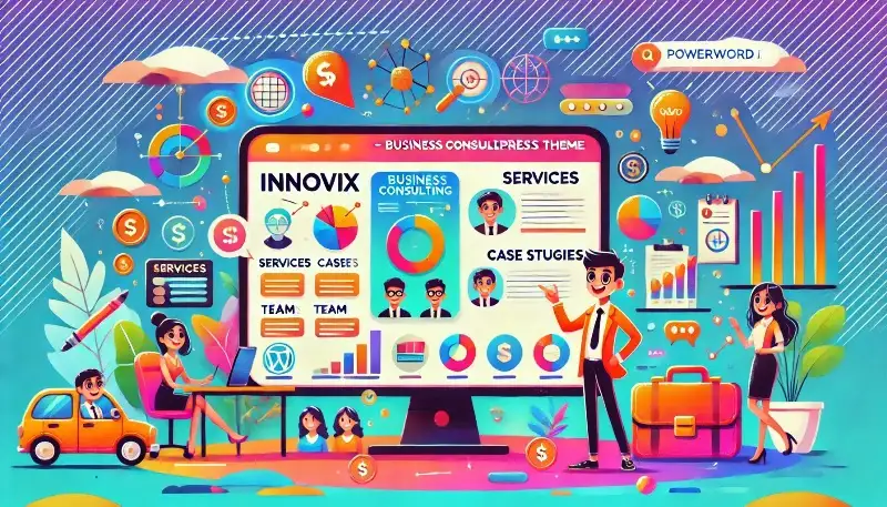 قالب Innovix – تم وردپرس حرفه‌ای برای مشاوران کسب‌وکار، دفاتر خدماتی و آژانس‌های B2B