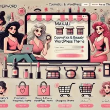 قالب Makali وردپرس فروشگاهی برای لوازم آرایشی و بهداشتی با طراحی لطیف و فروش سریع