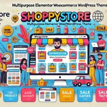 قالب ShoppyStore فروشگاهی چندمنظوره وردپرس با المنتور و ووکامرس برای طراحی سریع و حرفه‌ای