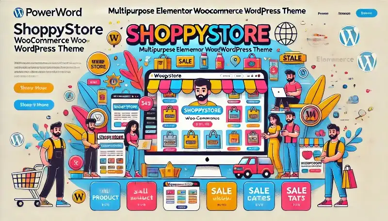 قالب ShoppyStore فروشگاهی چندمنظوره وردپرس با المنتور و ووکامرس برای طراحی سریع و حرفه‌ای