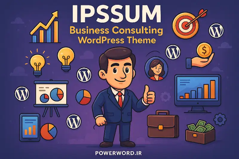 قالب وردپرس Ippsum برای مشاوران کسب‌وکار | ساخت برند شخصی حرفه‌ای