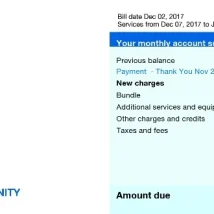 قبض Xfinity آمریکا PDF با طراحی رسمی برای وریفای کیف پول و صرافی