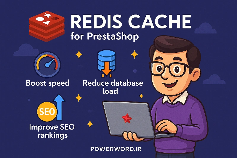 ماژول Redis Cache برای پرستاشاپ – افزایش سرعت، کاهش فشار دیتابیس و بهبود رتبه سئو