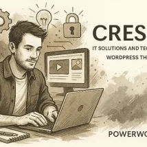 Cresta قالب وردپرس حرفه‌ای برای شرکت‌های فناوری اطلاعات و مشاوره IT