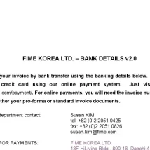 فایل PDF اطلاعات بانکی شرکت ثبت‌شده در کره جنوبی برای وریفای مالی و هویتی