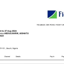 فایل PDF صورت‌حساب بانکی رسمی از Alex Bank مصر برای اثبات آدرس و وریفای تراکنش‌های مالی
