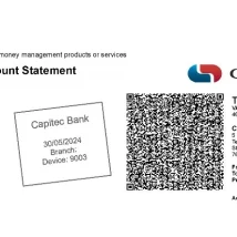 فایل PDF صورت‌حساب بانکی رسمی از Alex Bank مصر برای اثبات آدرس و وریفای تراکنش‌های مالی