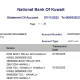 فایل PDF صورت‌وضعیت بانکی شرکتی از Al Ahli Bank کویت برای اثبات مالی و تجاری