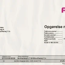 فایل PDF صورت‌حساب رسمی بانک SEB سوئد برای وریفای حساب و اثبات آدرس