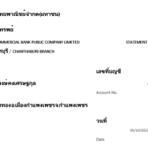 فایل PDF صورت‌حساب رسمی بانک BCR رومانی – مناسب برای KYC و اثبات آدرس
