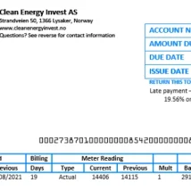 فایل PDF صورت‌حساب رسمی بانک SEB سوئد برای وریفای حساب و اثبات آدرس