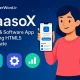 قالب HTML5 SaasoX صفحهٔ فرود سبک و حرفه‌ای برای SaaS