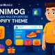 قالب Shopify Minimog نسل جدید فروش حرفه‌ای بدون اپ اضافی