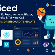 قالب React Js داشبورد مدیریت Lexa