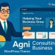 قالب وردپرس Agni  انتخابی مطمئن برای سایت‌های مشاوره‌ای حرفه‌ای