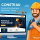 قالب وردپرس Constrau انتخاب حرفه‌ای‌ها برای سایت‌های ساختمانی و عمرانی