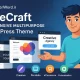 قالب وردپرس TheCraft ساخت سایت‌های حرفه‌ای بدون دردسر