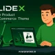 GlideX قالب فروش تک‌محصول ووکامرس با طراحی خاص و سرعت بالا