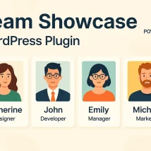 افزونه Team Showcase نمایش حرفه‌ای اعضای تیم در سایت وردپرس