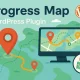 افزونه وردپرس Progress Map نمایش حرفه‌ای موقعیت‌ها روی نقشه گوگل