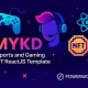 قالب MYKD راه‌حل حرفه‌ای برای سایت NFT و گیمینگ با React و Next.js
