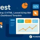 قالب مدیریتی Frest پنل HTML، لاراول و دات‌نت در یک بسته