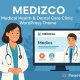 قالب وردپرس Medizco سایت کلینیک حرفه‌ای با رزرو آنلاین و اعتماد دیجیتال