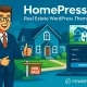 HomePress قالب وردپرس تخصصی املاک با جستجوی پیشرفته و سرعت بالا
