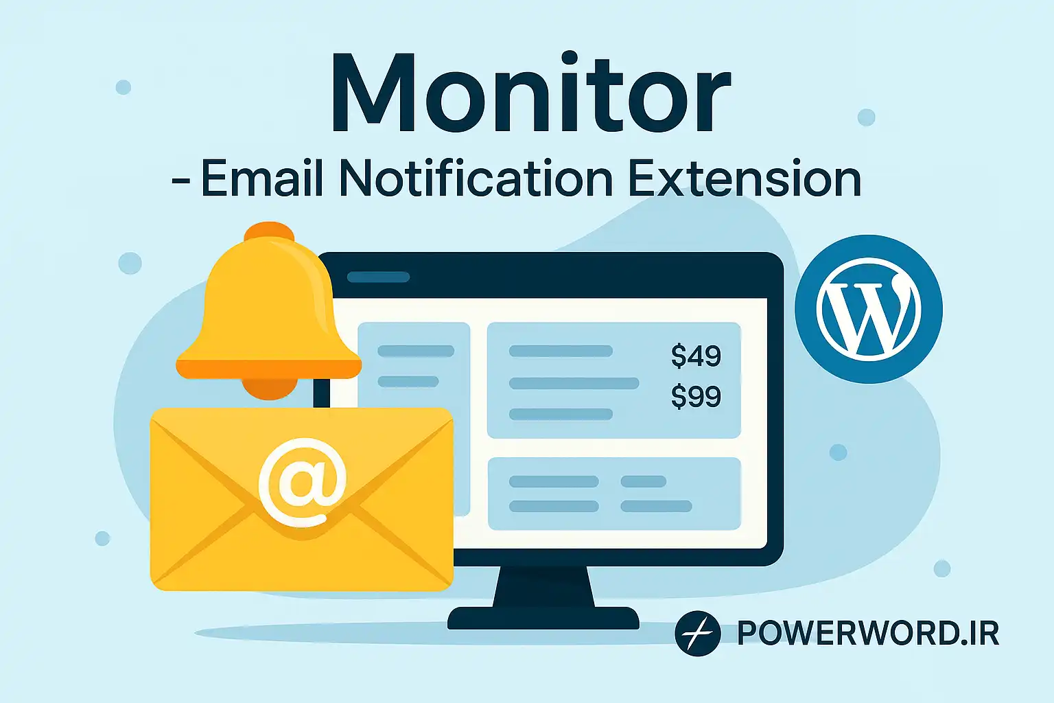 Monitor Email Notification افزونه مانیتورینگ ایمیل وردپرس