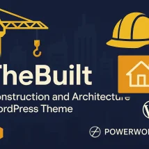 TheBuilt قالب وردپرس ساخت‌وساز و معماری برای شرکت‌های حرفه‌ای