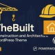 TheBuilt قالب وردپرس ساخت‌وساز و معماری برای شرکت‌های حرفه‌ای