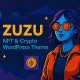 Zuzu قالب وردپرس NFT و کریپتو با اتصال کیف‌پول دیجیتال و طراحی مدرن