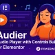 Audier افزونه پلیر صوتی مدرن و قابل‌سفارشی‌سازی برای المنتور