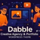 Dabble قالب وردپرس مدرن برای آژانس‌های خلاق و پورتفولیو
