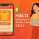 Halo قالب چندمنظوره Shopify برای فروشگاه‌های مدرن و حرفه‌ای