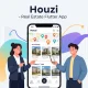 Houzi اپلیکیشن املاک حرفه‌ای بر پایه Houzez و Flutter