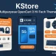 KStore قالب اوپن‌کارت حرفه‌ای برای فروشگاه‌های دیجیتال و Hi-Tech