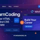 LearnCoding هدر HTML با Tailwind برای ناوبری سریع و تمیز