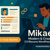 قالب See My CV – قالب رزومه و نمونه کار وردپرس