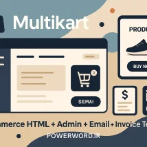 قالب HTML صورتحساب و فاکتور Invoma