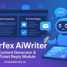 Perfex AiWriter ماژول هوش مصنوعی برای تولید محتوا و پشتیبانی Perfex AiWriter ماژول هوش مصنوعی برای تولید محتوا و پشتیبانی
